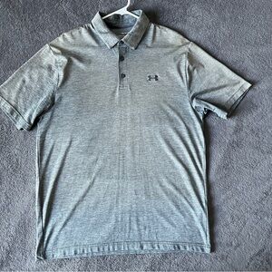 🔥Under Armour Men's Light Gray Polo Shirt